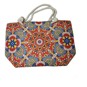 BOLSA DE CORDA GRANDE ESTAMPADA