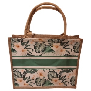 BOLSA JUTA ESTAMPADA